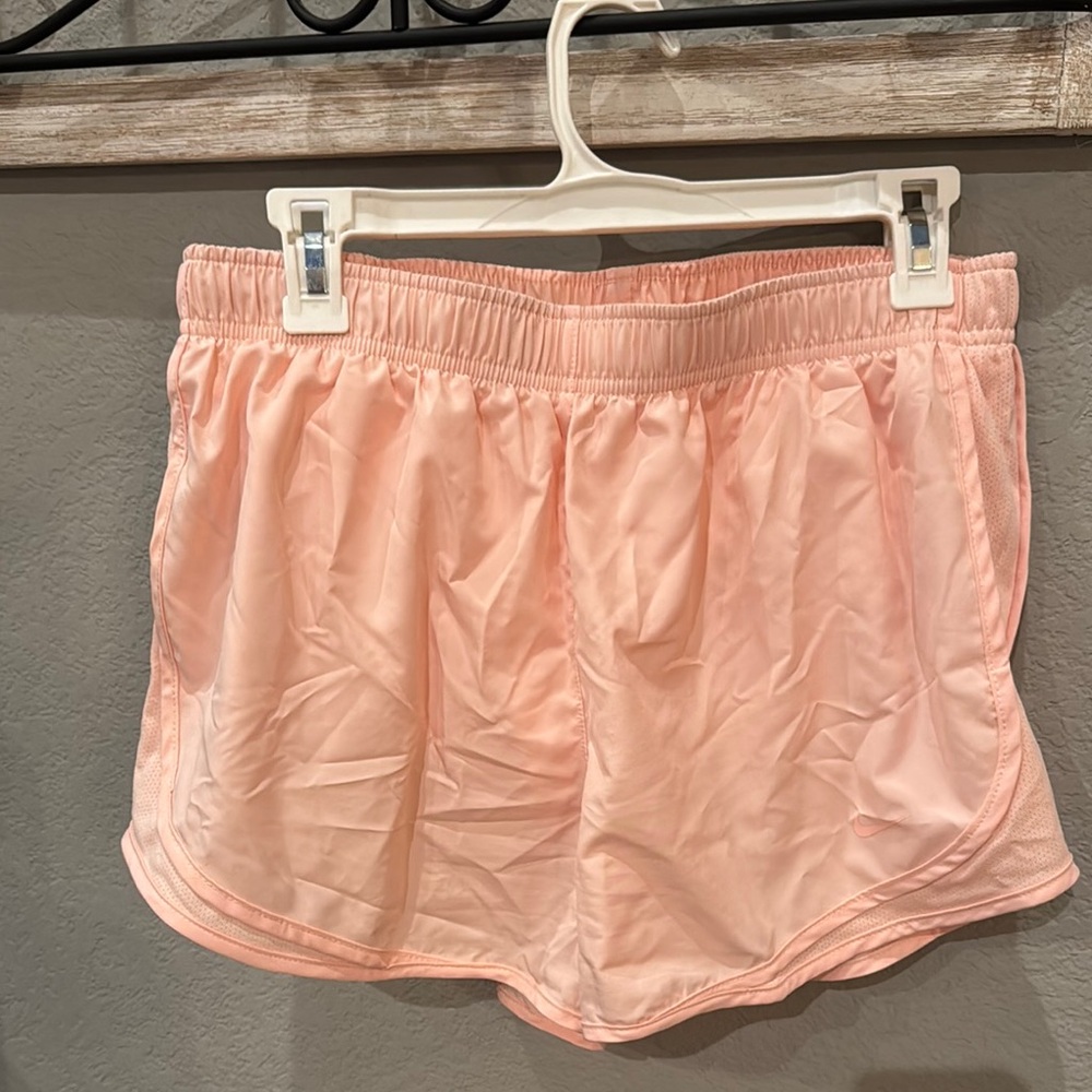 Nike Pink Athletic Shorts Lightweight Nylon